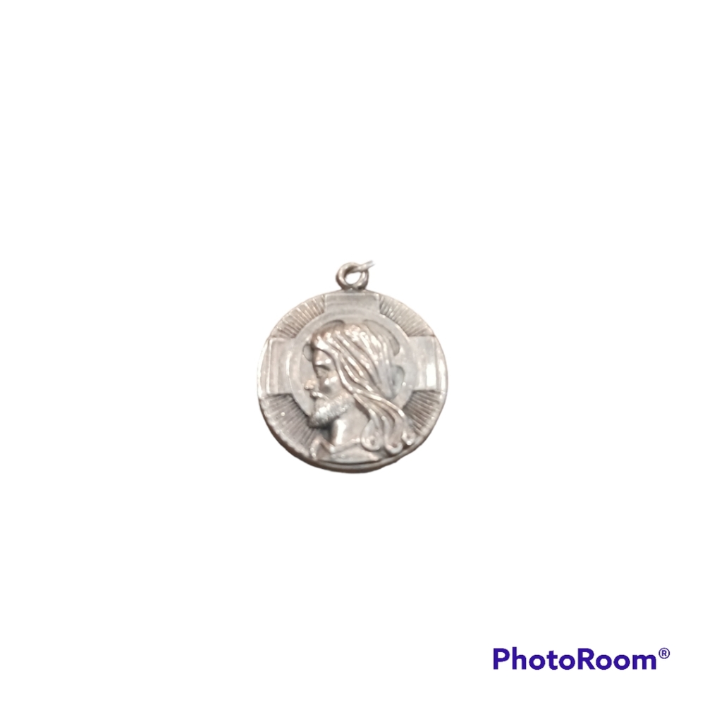 EPISCOPALIAN RELIGIOUS JESUS CHRIST Vintage Sterling Silver Charm